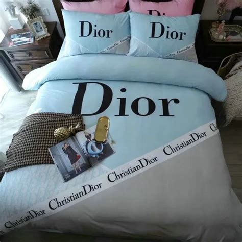 dior blue throw|Dior duvet.